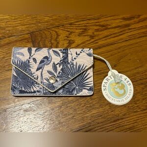 NWT Spartina 449 Hamilton Sea Life small snap wallet, card holder